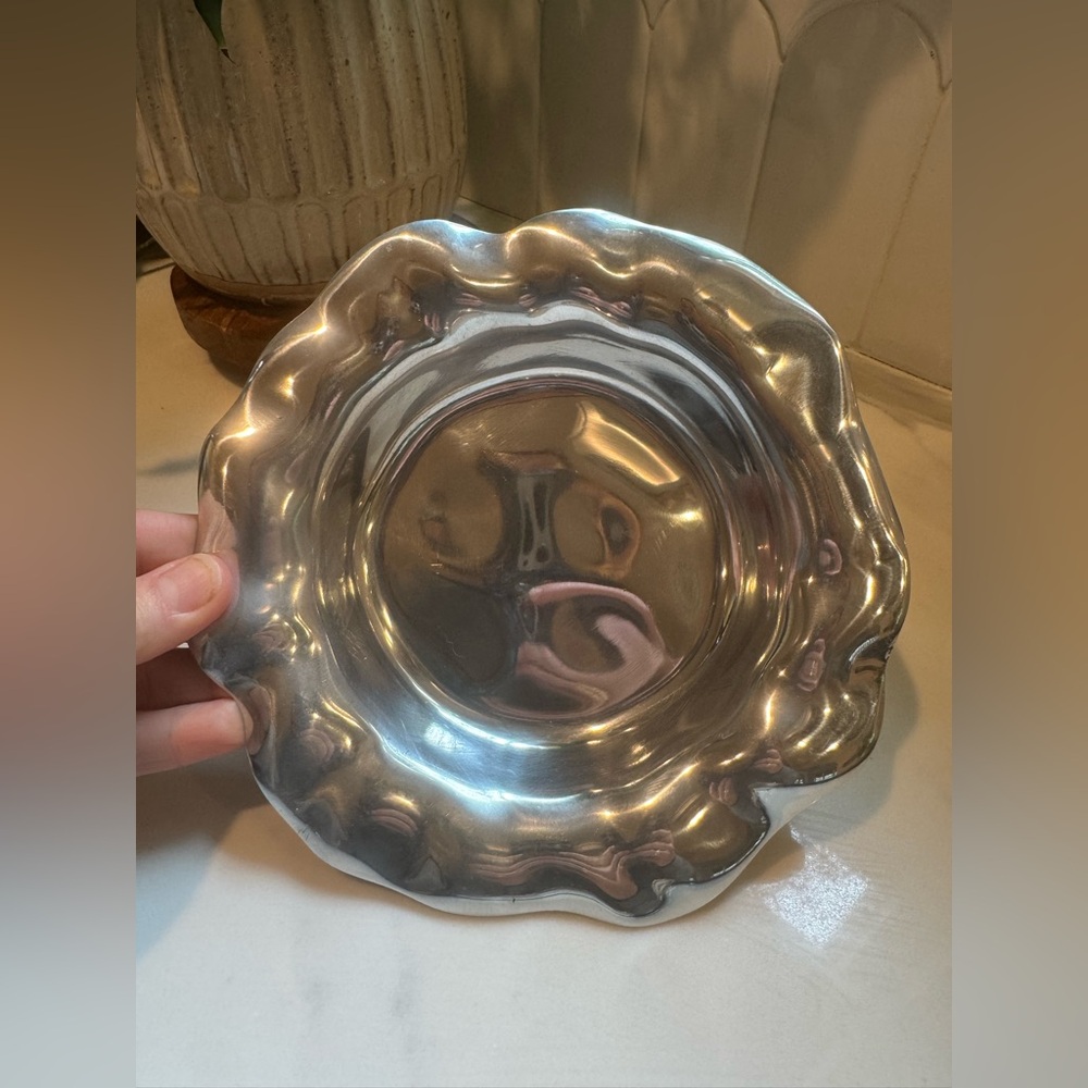SOLD - Lenox Forged Aluminum Bowl Plate or Tray